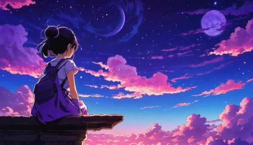 night sky,moon and star background,the moon and the stars,the night sky,astronomer,stargazing,stars and moon,nightsky,sky,moon and star,falling stars,dusk background,starlight,starry sky,lunar,star sky,astronomical,dream world,falling star,clear night,Illustration,Japanese style,Japanese Style 05