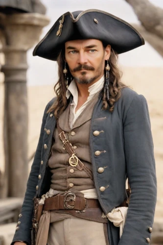 pirate,athos,musketeer,hook,jolly roger,east indiaman,galleon,pirates,mayflower,caravel,rum,captain,johnnycake,pirate treasure,key-hole captain,the sandpiper general,facial hair,conquistador,piracy,jack rose,Photography,Realistic