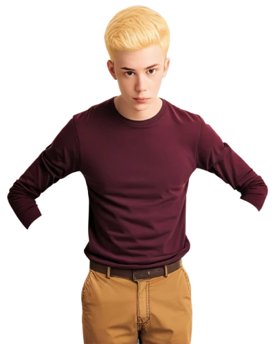 a wax dummy,ken,png transparent,long underwear,male model,khaki pants,pyro,long-sleeved t-shirt,male elf,cool blonde,polo shirt,men clothes,sweater,blond,boy,sweatshirt,teen,bermuda shorts,eleven,boy model,Conceptual Art,Daily,Daily 01