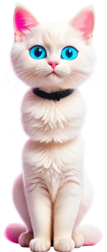 cat with blue eyes,blue eyes cat,pink cat,cat vector,white cat,cat image,cute cat,breed cat,cartoon cat,cat,cat on a blue background,turkish angora,puss,siamese cat,funny cat,aegean cat,turkish van,felidae,feline,magenta,Conceptual Art,Sci-Fi,Sci-Fi 04