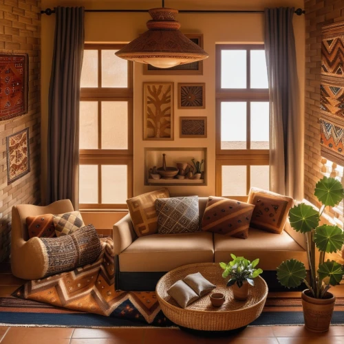 patterned wood decoration,wooden windows,interior decor,the living room of a photographer,living room,sitting room,warm and cozy,boho art,persian norooz,interior decoration,home interior,window treatment,autumn decor,livingroom,wood window,moroccan pattern,interior design,apartment lounge,cabana,decor,Photography,General,Realistic