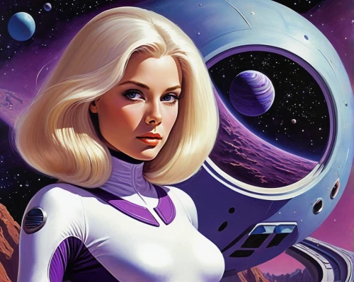 sci fiction illustration,andromeda,spacesuit,la violetta,space-suit,sci fi,space suit,spacefill,saucer,star mother,nova,science fiction,sci-fi,sci - fi,space art,science-fiction,retro woman,scifi,mamie van doren,purple,Conceptual Art,Sci-Fi,Sci-Fi 20