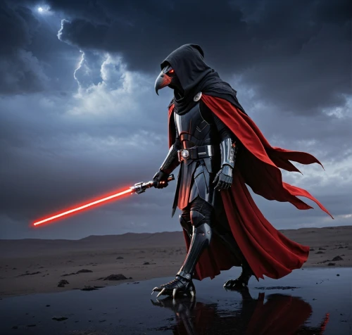 darth wader,darth talon,hooded man,vader,darth maul,maul,darth vader,jedi,red saber,storm troops,templar,cg artwork,god of thunder,luke skywalker,digital compositing,lone warrior,lightsaber,thor,reaper,grimm reaper