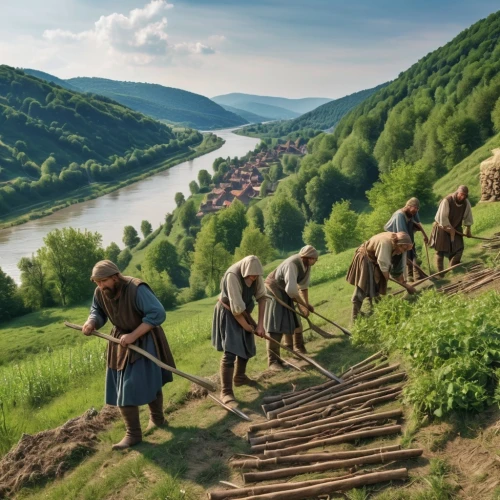 germanic tribes,pieniny,pilgrims,rhineland palatinate,basque rural sports,carpathians,gorges of the danube,transilvania,carpathian bells,east-european shepherd,forest workers,danube gorge,the source of the danube,transylvania,czechia,malopolska breakthrough vistula,the production of the beer,elbe sandstone mountains,goatherd,heidelberg