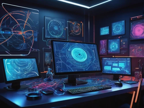computer room,computer workstation,computer desk,computer art,desktop computer,computer,laboratory,computer tomography,working space,computed tomography,sci fi surgery room,monitor wall,fractal design,cyber,research station,computer graphics,computers,desk,electron,the server room,Illustration,Vector,Vector 07