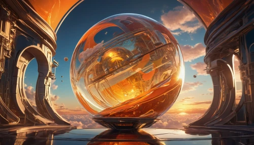 glass sphere,crystal ball,armillary sphere,waterglobe,goblet,globe,parabolic mirror,crystal ball-photography,glass ball,globes,orb,chalice,golden egg,sphere,fantasy art,gold chalice,cg artwork,3d fantasy,portal,fantasy picture,Conceptual Art,Sci-Fi,Sci-Fi 24