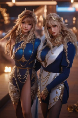 gemini,angels of the apocalypse,lancers,monsoon banner,angels,stand models,cosplay image,sisters,show off aurora,golden double,lux,christmas angels,libra,sirens,fashion dolls,models,fantasia,hk,aurajoki,game characters,Photography,General,Commercial