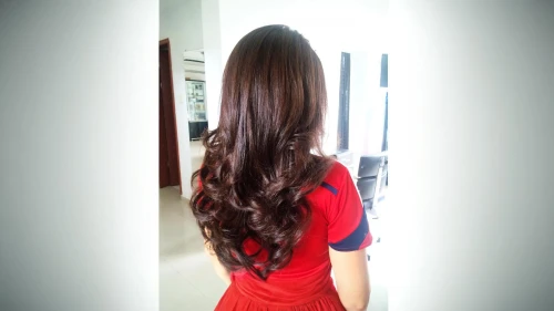 oriental longhair,asian semi-longhair,british semi-longhair,british longhair,long hair,back of head,hair,girl from the back,layered hair,smooth hair,ao dai,red-brown,hairstyler,back view,girl in a long dress from the back,light red,brunet,reddish,cebu red,girl from behind