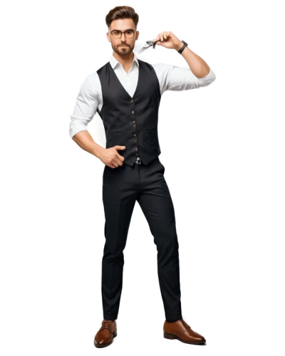 men clothes,male poses for drawing,male model,men's suit,suit trousers,advertising figure,man holding gun and light,men's wear,accountant,suspenders,linkedin icon,white-collar worker,sales man,male person,sales person,sweater vest,smart look,real estate agent,customer service representative,reading glasses,Unique,3D,Isometric