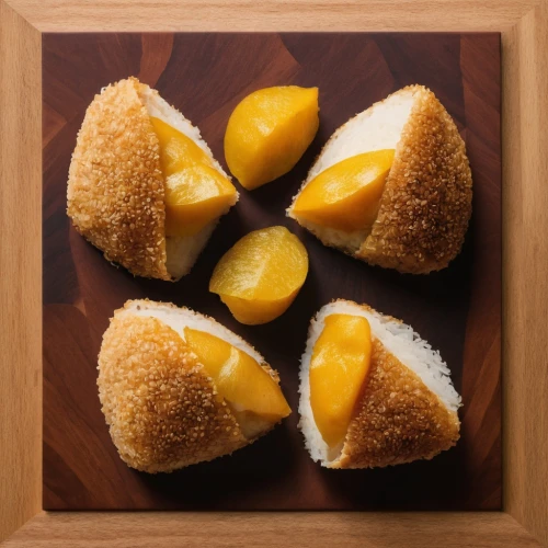 lemon slices,dried lemon slices,loukoumades,loquat,lemon slice,navel orange,fortune cookies,sufganiyah,beschuit met muisjes,cider doughnut,coxinha,fruit-filled choux pastry,orange slices,citrus bundt cake,meyer lemon,malasada,quince cheese,dorayaki,limone,fuzzy navel,Illustration,Realistic Fantasy,Realistic Fantasy 36