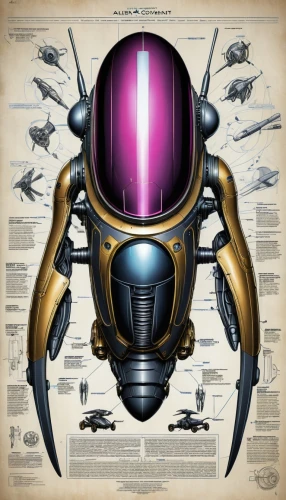scarab,sci fi,robot icon,droid,cybernetics,sci fiction illustration,bot icon,sci - fi,sci-fi,alien warrior,scifi,fighter pilot,spacecraft,erbore,aquanaut,science fiction,infiltrator,dune 45,hornet,vector,Unique,Design,Blueprint