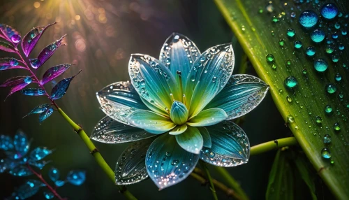 flower of water-lily,dew drops on flower,water flower,water lily flower,rain lily,water lily,water lotus,water lily leaf,pond flower,dew drops,waterlily,lily water,dewdrops,water-the sword lily,lily flower,flower water,morning dew,dewdrop,blue petals,magic star flower