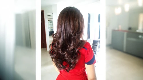 asian semi-longhair,oriental longhair,british semi-longhair,british longhair,long hair,layered hair,smooth hair,back of head,girl in a long dress from the back,girl from the back,hair,shoulder length,hairstyler,the long-hair cutter,girl from behind,red-brown,length,ao dai,hairstylist,back view