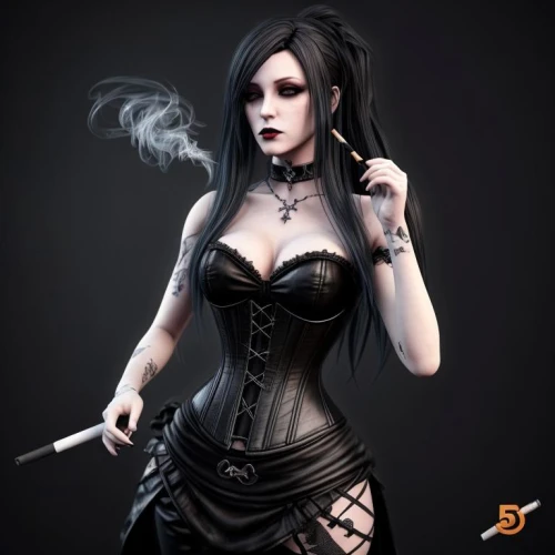 gothic woman,gothic fashion,smoking girl,gothic dress,goth woman,gothic style,sorceress,girl smoke cigarette,gothic,vampire woman,vampire lady,smoke dancer,swordswoman,dark gothic mood,dark elf,gothic portrait,dark art,smoke background,femme fatale,huntress