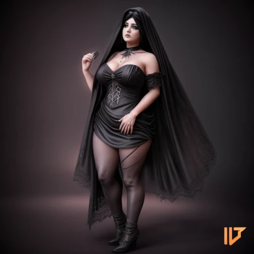 plus-size model,queen of the night,plus-size,goth woman,vampire woman,gothic woman,halloween witch,vampira,gothic dress,super heroine,neo-burlesque,undergarment,lady honor,lady of the night,femme fatale,retro halloween,vampire lady,raven rook,gunmetal,arches raven