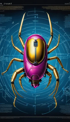 scarab,scarabs,arachnid,spider the golden silk,spider,tick,robot icon,widow spider,plasma bal,life stage icon,bot icon,carapace,dung beetle,drone bee,gear shaper,icon magnifying,inductor,beetle,arthropod,walking spider,Unique,Design,Blueprint