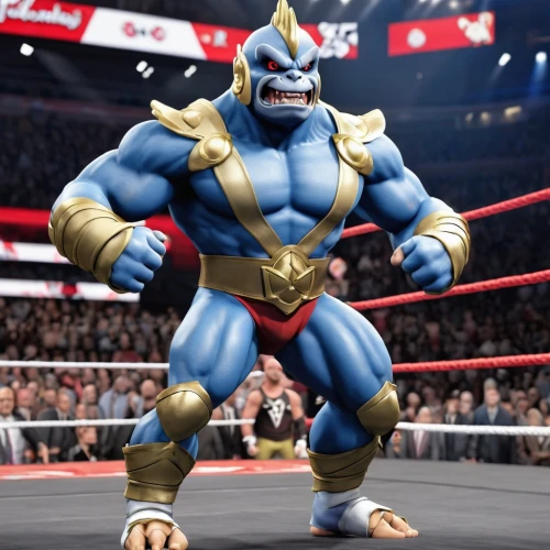 nikuman,skordalia,blue demon,thanos,smurf figure,skylander giants,blue tiger,minion hulk,ora,mascot,lucha libre,butomus,ogre,wrestler,botargo,god,zunzuncito,greyskull,the mascot,franky,Photography,General,Realistic