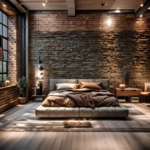 loft,sleeping room,great room,wooden wall,hardwood floors,contemporary decor,modern decor,modern room,interior design,wood flooring,wood floor,wooden floor,interior modern design,luxury home interior,rustic,bedroom,modern style,livingroom,living room,smart home