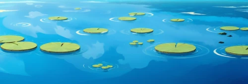 floating islands,artificial islands,mushroom island,artificial island,floating island,kei islands,lily pads,aquaculture,islands,underwater background,underwater oasis,underwater landscape,aquatic plants,cartoon video game background,water lotus,fish farm,continental shelf,water pearls,panoramical,water lilies,Anime,Anime,Traditional