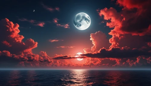 moon and star background,hanging moon,fantasy picture,photo manipulation,photomanipulation,moonlit night,moonlit,blood moon,the moon,moon in the clouds,phase of the moon,moon and star,blood moon eclipse,celestial body,photoshop manipulation,moonrise,moonbeam,crescent moon,moons,the endless sea,Photography,General,Realistic