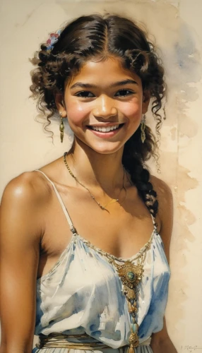 indian girl,ancient egyptian girl,polynesian girl,indian woman,peruvian women,aborigine,moana,indian girl boy,photo painting,girl in a historic way,ethiopian girl,girl with cloth,mystical portrait of a girl,a girl's smile,young woman,indian bride,african american woman,vietnamese woman,milkmaid,girl in cloth,Illustration,Paper based,Paper Based 23