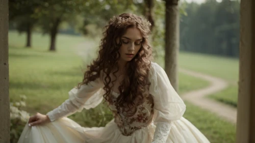 victorian lady,girl in a long dress,jessamine,dead bride,fairy tale character,girl in a historic way,bridal clothing,faery,the enchantress,bridal dress,jane austen,girl in the garden,country dress,white lady,wedding dress,wedding gown,mystical portrait of a girl,white rose snow queen,young woman,faerie