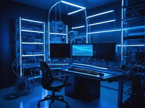 computer room,music workstation,the server room,music studio,computer workstation,blue room,laboratory,aqua studio,audio engineer,working space,home studios,sci fi surgery room,monitor wall,rental studio,home studio,studio monitor,music producer,sound space,lighting system,control center,Conceptual Art,Daily,Daily 12