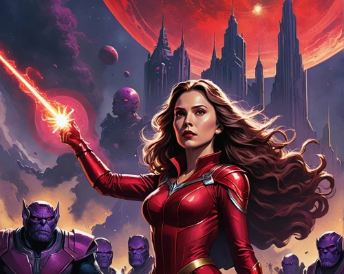 scarlet witch,wanda,darth talon,marvels,cg artwork,sci fiction illustration,red super hero,lopushok,red,captain marvel,red-purple,marvel comics,star mother,thanos infinity war,the sea of red,heroic fantasy,evil woman,avenger,marvel,goddess of justice,Conceptual Art,Sci-Fi,Sci-Fi 20