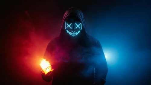 grimm reaper,fire background,neon ghosts,gorilla,supernatural creature,hooded man,primitive man,anonymous mask,the ghost,ghoul,light mask,et,balaclava,ghost,skull mask,death god,ghost face,ghost background,ski mask,vigil