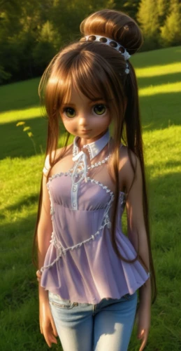 princess anna,mikuru asahina,see-through clothing,hula,anime 3d,kosmea,ako,country dress,female doll,anime girl,countrygirl,lori,fae,tiana,heidi country,rapunzel,her,elphi,on the grass,3d model,Photography,General,Realistic