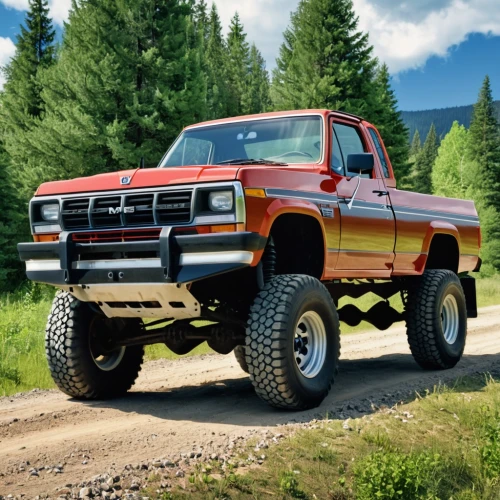 jeep comanche,amc eagle,dodge power wagon,dodge d series,dodge ram rumble bee,ford bronco ii,ford bronco,subaru brat,lifted truck,dodge dakota,ford super duty,jeep cherokee (xj),ford ranger,chevrolet s-10,dodge dynasty,ford f-series,six-wheel drive,jeep cherokee,chevrolet colorado,off-road outlaw,Photography,General,Realistic