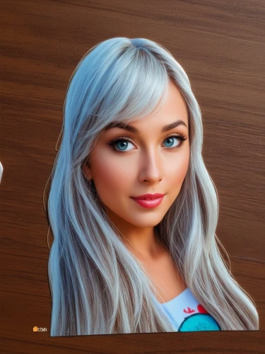 custom portrait,doll's facial features,3d rendered,lycia,elsa,3d model,rendering,elphi,portrait background,3d rendering,eurasian,color is changable in ps,retouch,skype icon,natural cosmetic,3d mockup,illustrator,download icon,photo painting,textured background,Unique,Design,Sticker