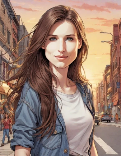 girl with speech bubble,the girl's face,girl in t-shirt,girl in a long,portrait background,young woman,city ​​portrait,girl portrait,a girl's smile,a pedestrian,woman shopping,game illustration,woman face,girl walking away,lori,pretty young woman,world digital painting,portrait of a girl,romantic portrait,background images,Digital Art,Comic