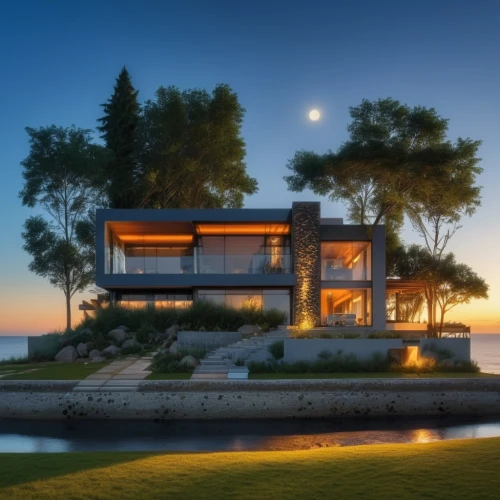 house by the water,dunes house,modern house,modern architecture,holiday villa,house with lake,luxury property,beautiful home,cubic house,luxury home,summer house,beach house,luxury real estate,holiday home,contemporary,private house,ocean view,mid century house,cube house,idyllic,Photography,General,Realistic