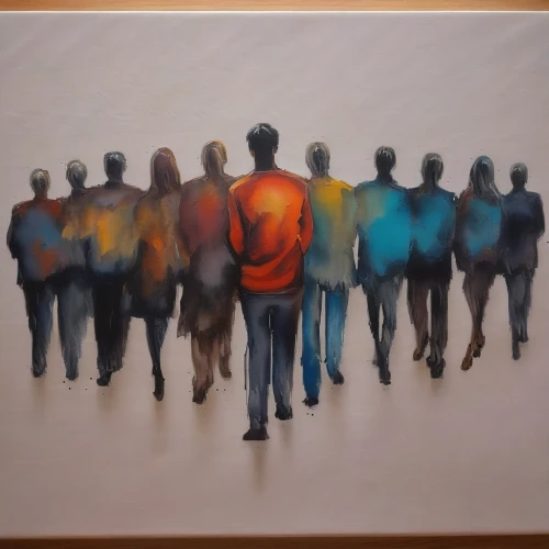 group of people,figure group,oil on canvas,oil painting on canvas,seven citizens of the country,people walking,oil painting,audience,collective,standing man,bystander,crowd of people,self unity,seller,pedestrian,men sitting,migration,peoples,fraternity,a pedestrian,Illustration,Paper based,Paper Based 04