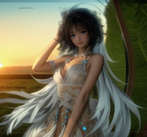 fantasy picture,faerie,fantasy art,anime 3d,fantasy girl,fairy tale character,fairy,anime girl,fairy queen,polynesian girl,tiger lily,fairy tern,faery,beach background,sun bride,music fantasy,ancient egyptian girl,fantasy portrait,oriental princess,fantasy woman,Photography,General,Realistic