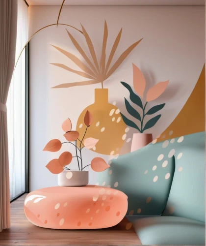 wall sticker,flower painting,modern decor,nursery decoration,flower wall en,wall decor,wall painting,gold-pink earthy colors,contemporary decor,decorative fan,wall decoration,decor,interior decor,mid century modern,interior decoration,wall paint,retro lampshade,watermelon painting,art deco background,decorates,Photography,General,Realistic