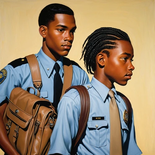 boy scouts,oil painting on canvas,boy scouts of america,oil on canvas,police uniforms,pathfinders,police officers,scouts,officers,young couple,african american kids,school children,oil painting,young people,sailors,art painting,twists,law enforcement,police force,girl scouts of the usa,Conceptual Art,Fantasy,Fantasy 07