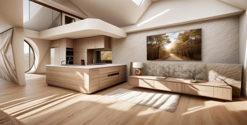 penthouse apartment,interior modern design,3d rendering,modern room,modern living room,sky apartment,luxury home interior,loft,interior design,sky space concept,hardwood floors,modern kitchen interior,modern decor,great room,contemporary decor,cubic house,kitchen design,modern kitchen,canopy bed,wood flooring