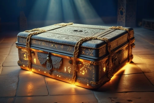treasure chest,card box,pirate treasure,collected game assets,world champion rolls,music chest,a bag of gold,magic grimoire,attache case,giftbox,gift box,courier box,ancient icon,old suitcase,lyre box,artifact,music box,musical box,competition event,toolbox,Photography,General,Realistic