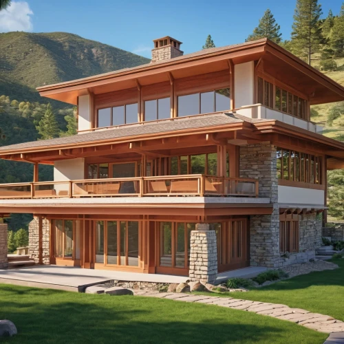 house in the mountains,house in mountains,eco-construction,mid century house,chalet,modern house,the cabin in the mountains,3d rendering,beautiful home,timber house,alpine style,holiday villa,luxury property,wooden house,dunes house,frame house,modern architecture,house by the water,house with lake,large home,Photography,General,Realistic