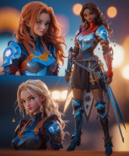 angels of the apocalypse,monsoon banner,stand models,symetra,lancers,musketeers,sterntaler,game characters,nova,protectors,gemini,birds of prey,angels,show off aurora,predators,cavalier,fashion dolls,fighting poses,female warrior,doll figures,Photography,General,Commercial