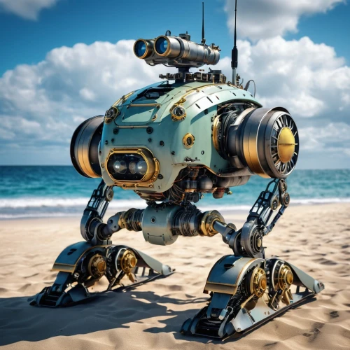 beach defence,deep-submergence rescue vehicle,the beach crab,submersible,aquanaut,semi-submersible,beach toy,minibot,mech,dreadnought,buoyancy compensator,tank ship,droid,military robot,cinema 4d,diving bell,sea devil,the beach fixing,sea fantasy,ten-footed crab