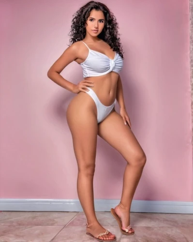 plus-size model,plus-size,jasmine sky,coco blanco,plus-sized,latina,cellulite,gordita,two piece swimwear,jasmine virginia,female model,tiana,ivory,jasmine bush,santana,white pink,beautiful woman body,hispanic,goura victoria,dominican