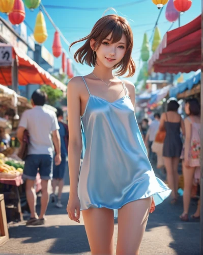 anime japanese clothing,japanese kawaii,miku maekawa,japanese idol,street fair,asian girl,mikuru asahina,one-piece garment,japanese woman,girl in overalls,honmei choco,see-through clothing,pile,anime 3d,japan,gravure idol,summer clothing,one-piece swimsuit,asia,kawaii girl,Photography,General,Realistic