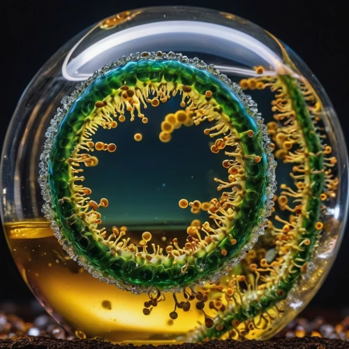 glass sphere,petri dish,lensball,earth in focus,frozen soap bubble,green bubbles,crystal ball-photography,glass marbles,porthole,little planet,frozen bubble,glass ball,mitochondrion,snow globes,algae,soap bubble,circular,fibonacci spiral,globule,liquid bubble,Photography,General,Realistic