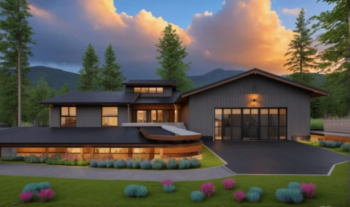 modern house,3d rendering,luxury home,beautiful home,luxury property,home landscape,smart home,roof landscape,house in mountains,house in the mountains,luxury real estate,render,large home,eco-construction,mid century house,build by mirza golam pir,smart house,modern architecture,modern style,chalet,Photography,General,Realistic
