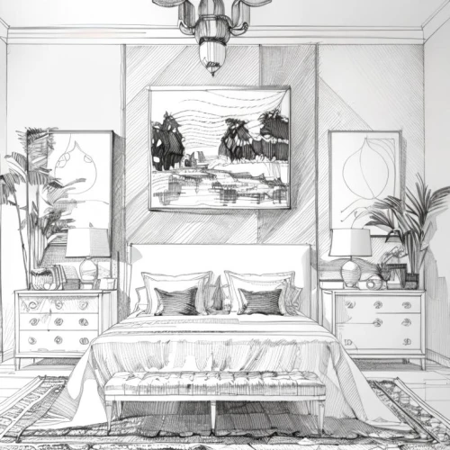 dining room,bedroom,ornate room,china cabinet,dining table,interiors,parlour,victorian kitchen,kitchen,breakfast room,white room,danish room,the kitchen,kitchen interior,home interior,interior decor,beauty room,one room,apartment,livingroom,Design Sketch,Design Sketch,Hand-drawn Line Art