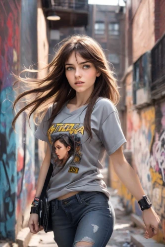 girl in t-shirt,sprint woman,girl walking away,photoshop manipulation,isolated t-shirt,digital compositing,tshirt,girl in a long,the girl's face,young model istanbul,little girl running,wonder woman city,girl in a historic way,anime 3d,lara,tee,girl with gun,girl with a gun,alley cat,t-shirt printing,Photography,Natural