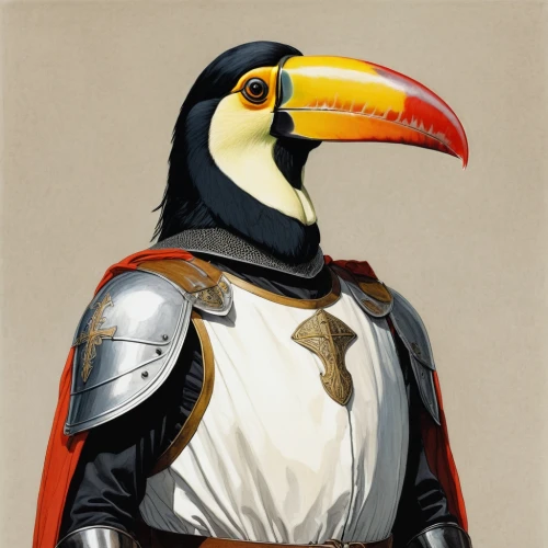 toco toucan,ramphastos,malabar pied hornbill,perico,black toucan,toucan,oriental pied hornbill,brown back-toucan,lesser pied hornbill,corvus,rock penguin,falco peregrinus,yellow throated toucan,the sandpiper general,penguin,caique,penguin enemy,king penguin,hornbill,emperor penguin,Illustration,Vector,Vector 10